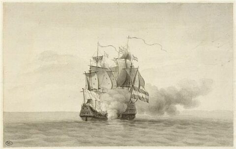 Jean Bart prend un vaisseau hollandais devant Texel, 1678