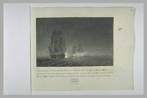 Première position d'un combat du Guillaume Tell à la sortie de Malte, 1800, image 2/2