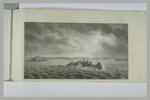 Naufrage de la gabare la Dorothée près de Saint Matthieu, 1769, image 3/3