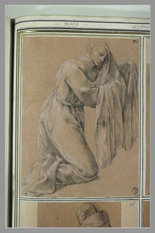 Un chartreux à genoux : étude pour le quatorzième tableau, image 2/2