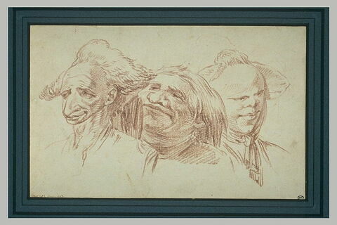 Trois têtes caricaturales, image 2/2