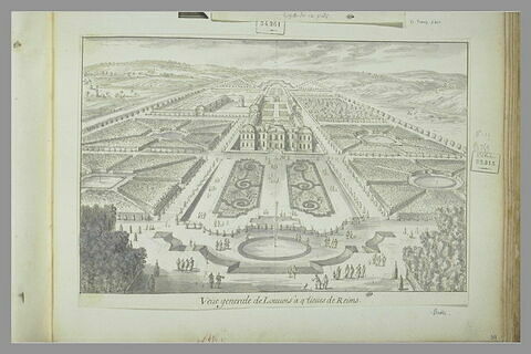 Vue générale du château de Louvois à quatre lieues de Reims, image 2/2