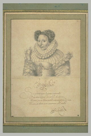 Portrait de femme, en costume Henri III, image 3/3