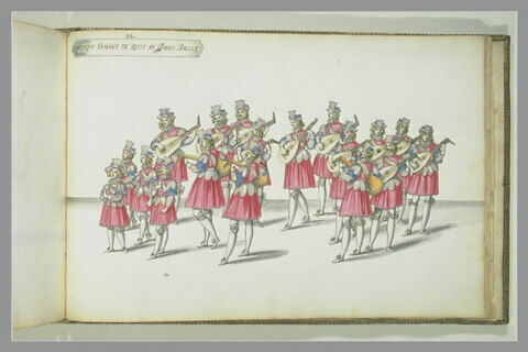 Musique servant de récit au Grand Ballet, dix-huit figures, image 1/1