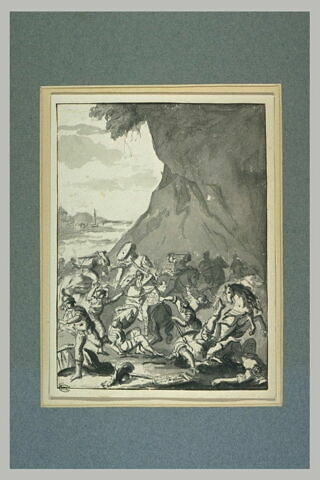 Des soldats combattant près d'un rocher, image 1/1