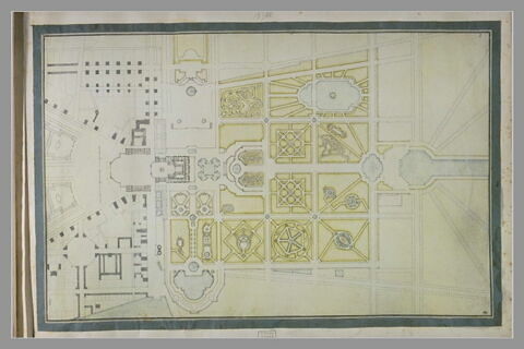 Plan général du château et du petit parc de Versailles, image 2/3