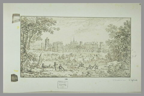 Vue du château de Vincennes du côté de l'entrée, image 2/2