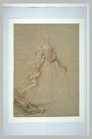 Portrait de dame en manteau de cour, image 2/2