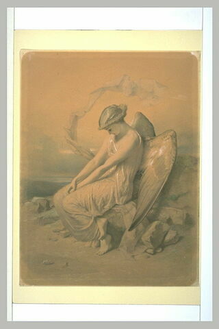 Tête d'ange ailée - Louvre Collections