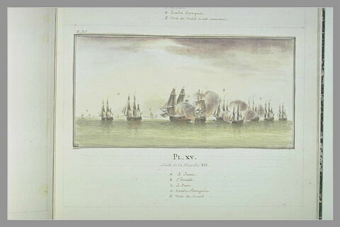 Campagnes de Duguay-Trouin : attaque d'une flotte portugaise, 1706, image 2/2