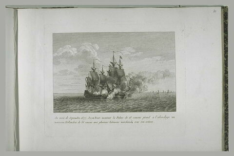 Jean bart prend un vaisseau hollandais et plusieurs batiments marchands, image 1/1