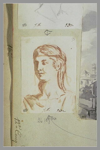 Jeune fille en buste, image 2/2