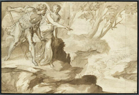 Hyante montre à Francus le vallon où elle lui révèlera sa descendance, image 1/2