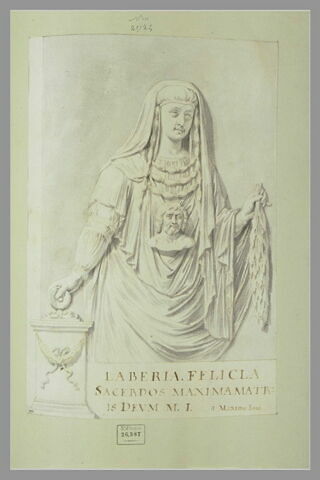 Laberia, grande prêtresse, d'après un bas-relief antique, image 2/2