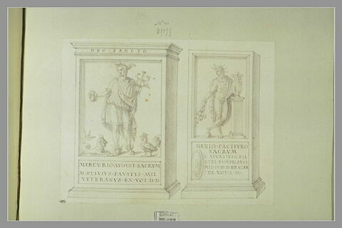 Deux monuments votifs dédiés à Mercure et à Apollon, image 1/1