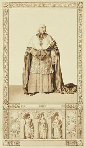 Le sacre de Charles X : un cardinal