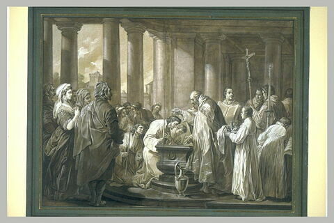 Le baptême de saint Augustin