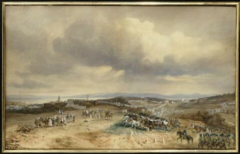 L'armée française arrivant à Mascara le 6 décembre 1835