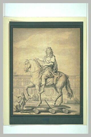 Statue de Louis XIV conduite sur la place Vendôme, image 2/2
