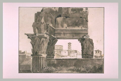 Ruines du temple de Jupiter Tonnant, au pied du Capitole, image 2/2