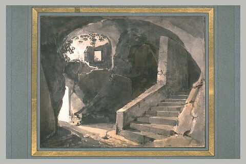 Intérieur d'une grotte au dessus de la grotte de Neptune à Tivoli, image 2/2