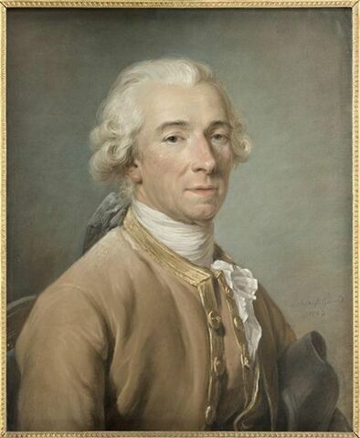 Portrait de Mr Jacques-Antoine de Beaufort, peintre ( 1721-1784)., image 1/6