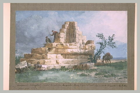 Ruines d'un monument triomphal sur la route d'Agosta à Carlintini, image 2/2