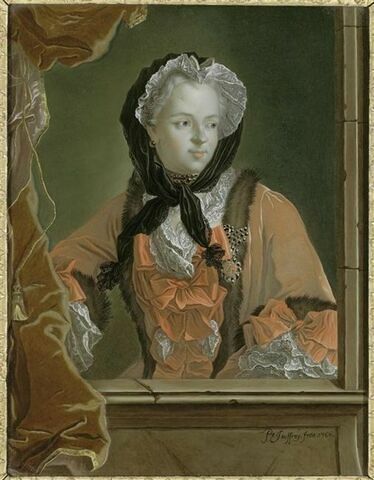 Portrait de Marie Leczinska, femme de Louis XV, reine de France