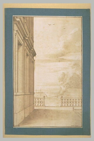 Etude d'architecture et de paysage, image 1/1