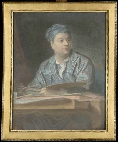 Portrait de Jacques Dumont, dit le Romain, peintre ( 1701-1781).
