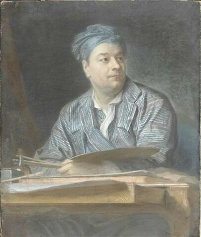 Portrait de Jacques Dumont, dit le Romain, peintre ( 1701-1781)., image 3/3
