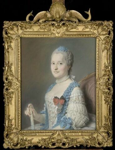 Portrait de Marie-Josèphe de Saxe, dauphine ( 1731-1767).