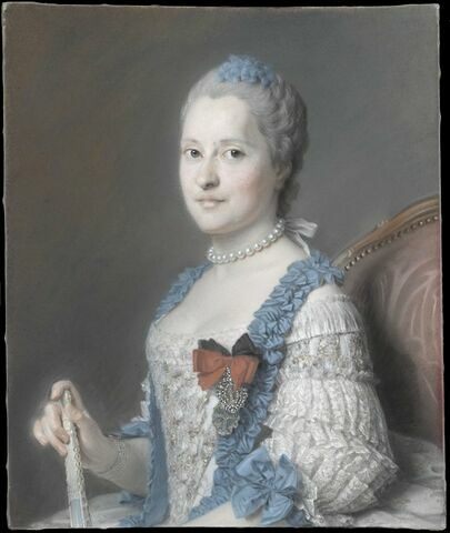 Portrait de Marie-Josèphe de Saxe, dauphine ( 1731-1767)., image 4/4
