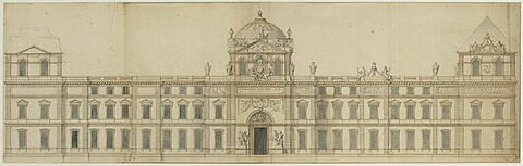 Projet pour la façade orientale du Louvre