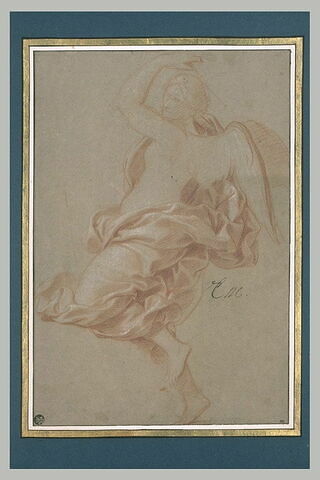 Femme ailée, drapée, image 1/1