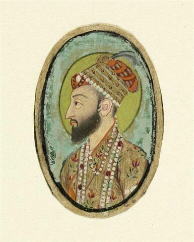 Portrait de Shah Jahan dans sa vieillesse
