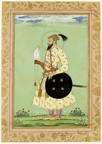 Portrait du prince Muazzam, Shah Alam