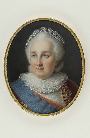 Portrait de Catherine II d'après Mme Vigée-Lebrun