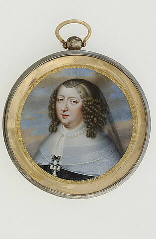 Portrait d'Anne d'Autriche en veuve