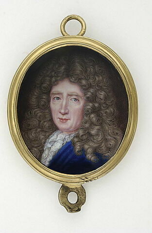 Portrait d'homme portant une perruque, peut-être Jacques II roi d'Angleterre, image 1/1