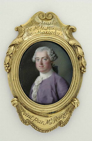 Portrait du marquis de Marigny en habit violet, image 1/1
