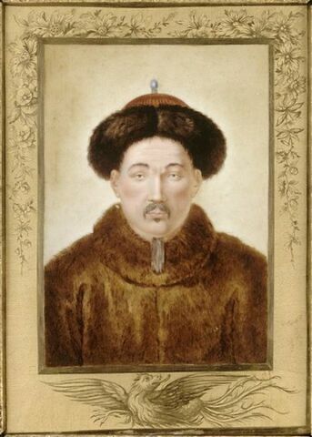 Portrait d'un empereur de la Chine, présumé être Kien-Long d'après Giuseppe Panzi, image 1/1