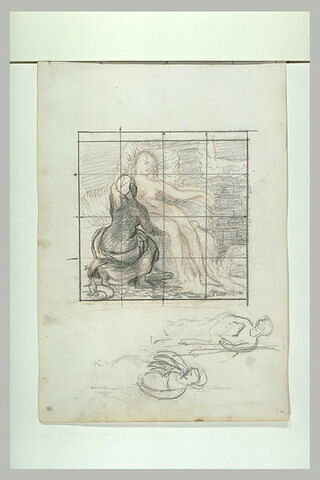 Etude pour 'La Toilette', et deux personnages, image 2/2