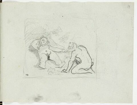 Nymphe et Priape, image 1/2