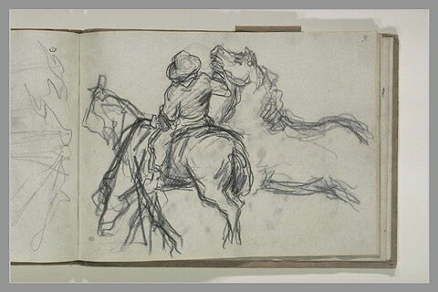 Gardian guidant un cheval, image 2/2