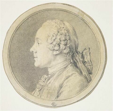 Portrait de M. de Lalive de Jully, en buste de profil à gauche, image 1/2