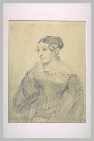 Portrait de Mme Desbrochers, femme du peintre, image 2/2