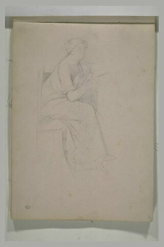 Femme assise, lisant, image 2/2