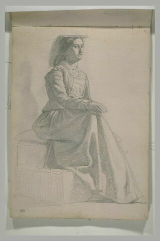 Femme assise, image 2/2