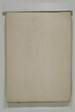 Silhouette de personnage debout, drapé, image 2/2